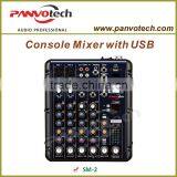 Panvotech 2 channel karaoke mixer with USB SM-2