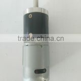 permanent magnet PMDC planetary brush motor for electric car with low speed low torque made in China