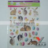 Animal Rabbit Design Window Decorate Static Cling Stickers thumbnail-1