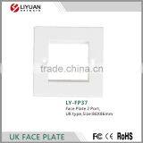 LY-FP37 Faceplate L86X W86mm Rj45 Faceplate/network Wall Outlet