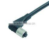90 Degree 4pin Female m5 Molded Waterproof Connector Cable thumbnail-1