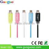 Guoguo Wholesale Phone Charger Colorful Round All in One Usb Data Cable for Cellphones