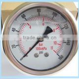 pressure gauge, bourdon tube pressure gauge, oil pressure gaugewika style in Germany