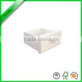 Cheap White Luxury Wooden Mdf Jewelry Box With 3 Small Drawer thumbnail-6