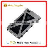 [UPO] Luxury Armor King Stainless Steel Iron Man Metal Aluminum Phone Case for IPhone 4 thumbnail-1