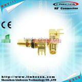 Linkeson Right Angle SMA Jack Waterproof for Pcb
