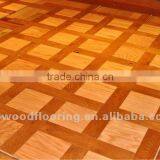 9" Square Parquet Natural Real Wood UV Coating Engineered Flooring