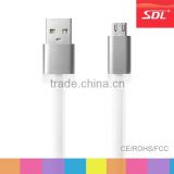 Factory wholesale micro USB data charging cable 1meter 2A for mobile phone tablet