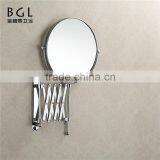 Bathroom Accessories Mirror Wall Mount Brass Design Chrome Planting Wall Mirror