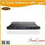 SC-5001-1E1 Best Product Trunk Voip Gateway With 1 Port Support H.323/SIP Protocol thumbnail-2