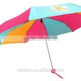 Child manual 19 inch fold umbrella