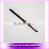 Low Price Black Makeup Brow Brush with Silver Aluminum Ferrule