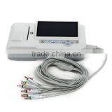 CE&ISO Certification 6-channel Electrocardiograph Touch Screen ECG Machine Price Computer Software Heart Rate Diagnosis-Shelly thumbnail-2