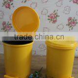 Good Quality Plastic Pedal Trash Bin, 10 Liter Waste Bin, Plastic Foot Pedal Waste Bin, Waste Paper Bin, Garbage Waste Bin thumbnail-2