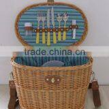 Wicker Picnic Basket Suitable for Camping thumbnail-1