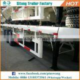 3 Axles 20ft 40ft Container Carrier Used Flatbed Trailers thumbnail-5