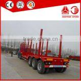 3 Axles Rainforest Long Log Timber Tractor Semi Trailer for Sale thumbnail-2