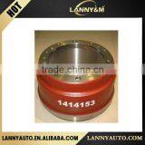 European Heavy Duty Trailer Truck Brake Drum for Scania Truck 1414153 thumbnail-1