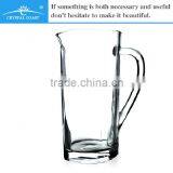 Wholesales Duckbilled Glass Jug With Handle &,clear Glass Jug ,glass Beer Jar thumbnail-1