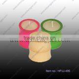 Bamboo Contained Candle / Art Candle / Eco-friendly Candle thumbnail-1