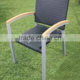 Plastic Rattan Arm Chair Furniture thumbnail-1