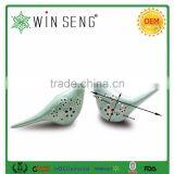 Creative Home Decoration White Porcelain Craft in Bird Shape thumbnail-3