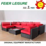 morden style wood plastic composite outdoor furniture sofa set