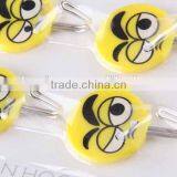 4pc Small Round Hook With Expression Patterns/plastic Hook thumbnail-2
