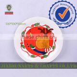 Christmas Dog Ceramic Decoration Fruit Plate thumbnail-1