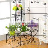 2016 Wholesale Originality White Metal Flower Pot Stand Outdoor Indoor thumbnail-4