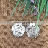 3 Rows 32 mm 925 Sterling Silver Necklace Jewellery Findings thumbnail-1