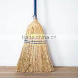Brooms Factory in China, Garden Tool Long Wood Handle Broom Grass Brooms thumbnail-1