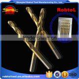 8mm Nano Titanium Coating Straight Shank Hss Twist Drill Bits Cobalt Fully Ground Bright Finish Drilling Metal Forged Alloy thumbnail-2