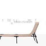 Tan Beach Cot Lounge Chair thumbnail-4