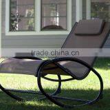 Garden Comfortable Aluminum Grey Durable Hanging Rocking Chair thumbnail-2