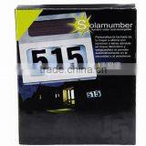 Solar House Address Number