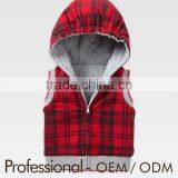 Latest New Kids' winter Warm Hood Vest Thickened Padding Waistcoat for 2-12 Years Old Kids Factory Price thumbnail-1