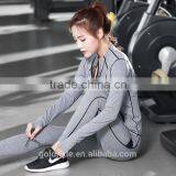 Spandex Women Sexy Fitness Yoga Wear for Women Sportswear Clothes Three Pieces thumbnail-2