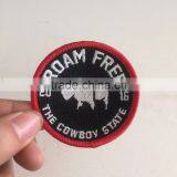 2016 Custom Fashionable High Quality Washable Garments Embroidery Patch Badges thumbnail-3