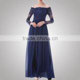 Latest Design Fashionable Preppy Style Evening Dress Long Sleeve Women For Youth thumbnail-6