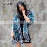 CX-B-65G Fashion Breathable Rex Rabbit Fur Knitted Shawls thumbnail-3