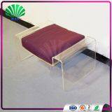 Popular Soft Chair Plexiglass Wedding Chair Acrylic Salon Waiting Room Armrest Chair thumbnail-2
