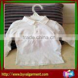 Factory Direct Sale 100% Cotton White Polo Neck Botton Neck Shirts thumbnail-2