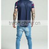 2016 Fashion Design Mens Baseball Jersey With Sublimation Printed Sleeves 100% Polyester Curved Hem 1/4 Zipper Baseball T Shirt thumbnail-3