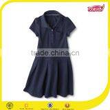 School-uniform Sample, Primary School Uniform Designs Fancy Polo Pleated Dress thumbnail-1