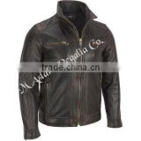 High quality leather jacket, Men's casual Jacket