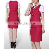 OEM Custom Women Pilot Skirt Airline Stewardess Uniform thumbnail-3
