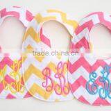 Personalized Seersucker Monogrammed Bib thumbnail-2