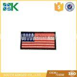 AMERICAN FLAG EMBROIDERED PATCH Iron-on Black BORDER US UNITED STATES SHOULDER thumbnail-1