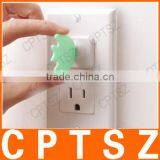 Baby Mate 24 PCS Childproof Electrical Outlet Plugs With 4 Parent Keys (White, 1.3" x 1.1" Plug Size) - Electric Socket Cover - thumbnail-4